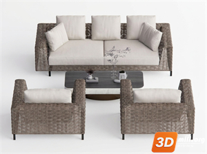 Outdoor Sofa Skp Files